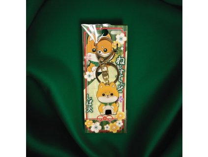 Japonský přívěsek na klíče Shiba Inu