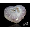 Ametyst chalcedón srdce drúza
