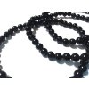 Obsidián náramok guličky 4 mm