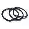 Obsidián náramok guličky 4 mm