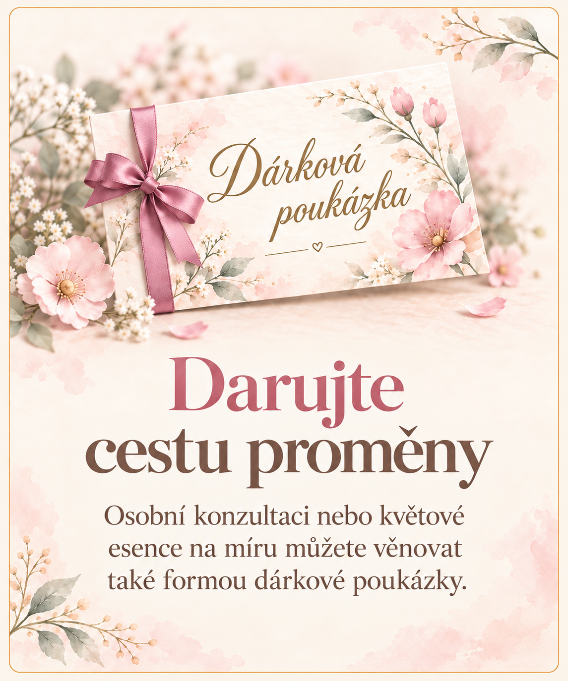 Dárková poukázka Cesta proměny