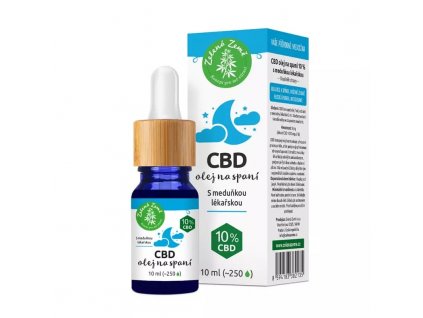 Zelená země CBD kapky na spaní, 10 ml - cestouprirody.eu