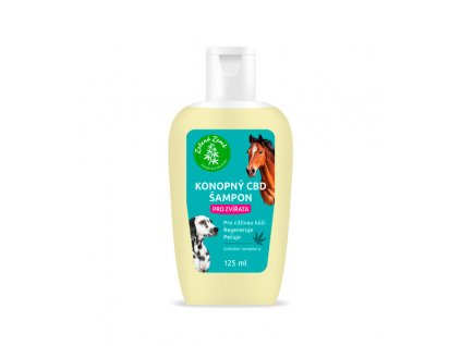 Zelená země CBD šampon pro zvířata 125 ml - cestouprirody.eu