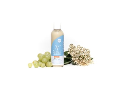 biodynamicky bezinkovy sprchovy gel a sampon 200 ml