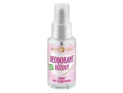 Purity Vision BIO Růžový deodorant 50 ml - cestouprirody.eu
