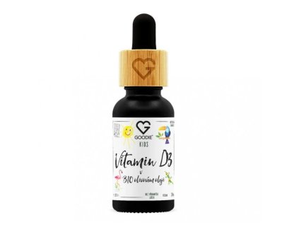 Goodie Dětský vitamin D3 400 IU v BIO Extra panenském olivovém oleji 30 ml - cestouprirody.eu