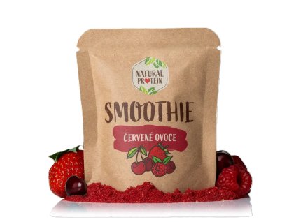 NaturalProtein Smoothie Červené ovoce 20g - cestouprirody.eu