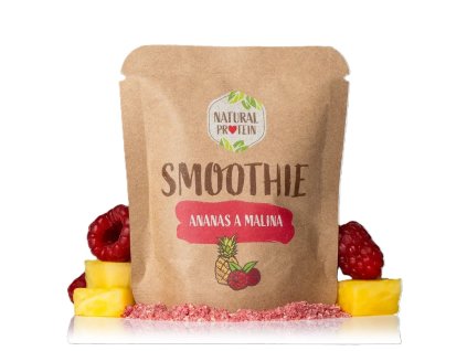 NaturalProtein Smoothie Ananas+Malina 20g - cestouprirody.eu