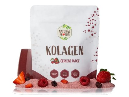 NaturalProtein Kolagen - Červené ovoce 150g - cestouprirody.eu