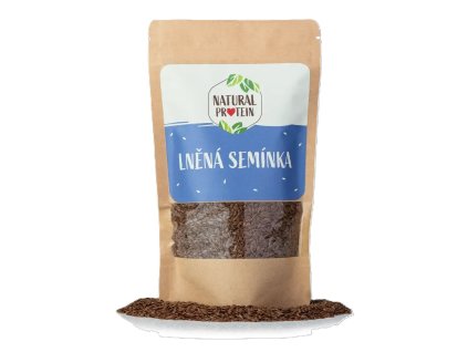 NaturalProtein Lněná semínka 300g - cestouprirody.eu