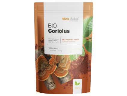 MycoMedica BIO Coriolus - prášek 100g - cestouprirody.eu