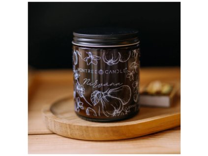 VONTREE CANDLE Kdoule & Mandle | Přírodní sójová svíčka | 180 ml - cestouprirody.eu