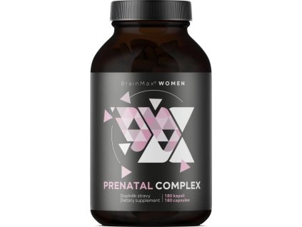 BrainMax Prenatal Complex, komplex vitamínů pro těhotné ženy 180 kapslí - cestouprirody.eu