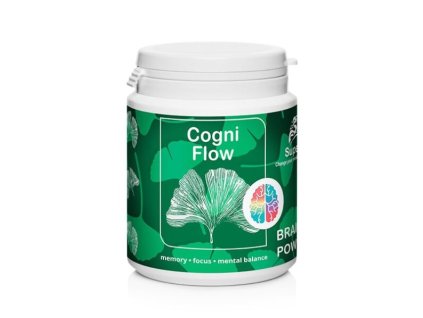 Superionherbs Cogni Flow – Ginkgo biloba Phytosome® 90 kapslí - cestouprirody.eu