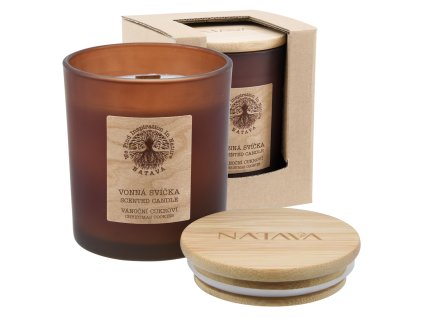 NATAVA Vonná sójová svíčka - Vánoční cukroví 220 g - cestouprirody.eu
