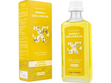 Brainmax Omega 3 Cod Liver Oil, 240 ml - cestouprirody.eu