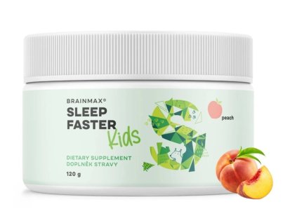 BrainMax KIDS Sleep Faster, Broskev, 120 g - cestouprirody.eu