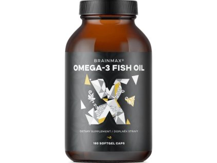 BrainMax Omega-3 Fish Oil, 180 kapslí - cestouprirody.eu