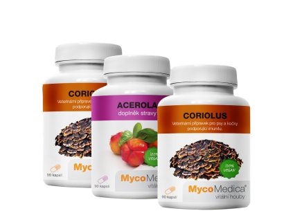 MycoMedica 2 balení Coriolus + Acerola - cestouprirody.eu
