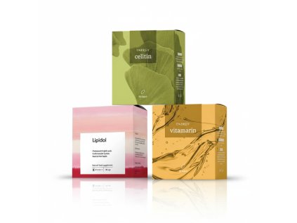 Energy Sada pro metabolismus tuků lipidol + Vitamarin + Celitin