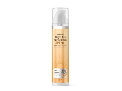 BrainMax Dry Oils Sunscreen, SPF 30 + Zinc, 100 ml