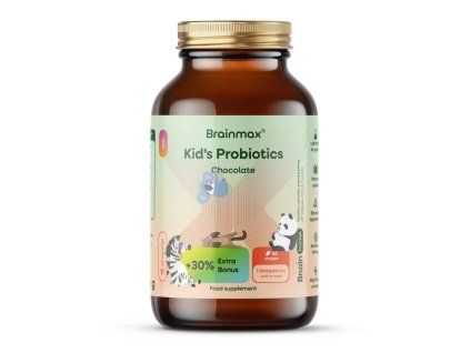 BrainMax Kid’s Probiotics Chocolate, 40 dražé