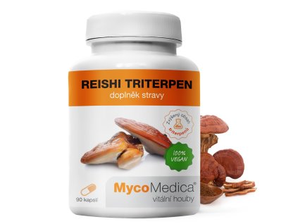 MycoMedica Reishi triterpen - Lesklokorka lesklá - cestouprirody.eu