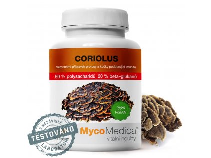 MycoMedica Coriolus 50 % - Outkovka pestrá - cestouprirody.eu