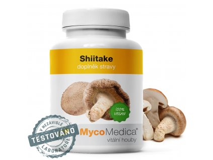 MycoMedica Shiitake - Houževnatec jedlý - cestouprirody.eu