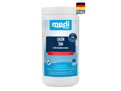 mediPOOL Rapid chlorový granlutát 1,0 kg de