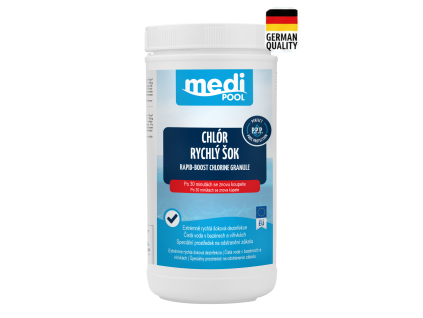 mediPOOL Rapid BOOST chlorový granulát 1,2 kg de