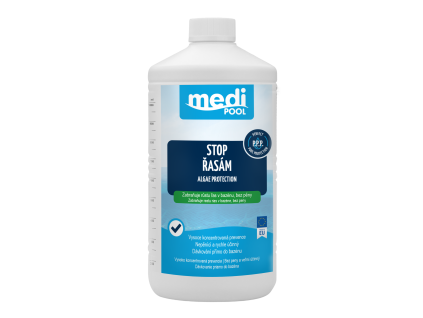 0650001MP03 MediPOOL STOP ŘASÁM Algae protection, nepěnivý 1,0 l
