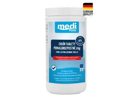 mediPOOL pomalurozpustné tablety 20g 1,0 kg