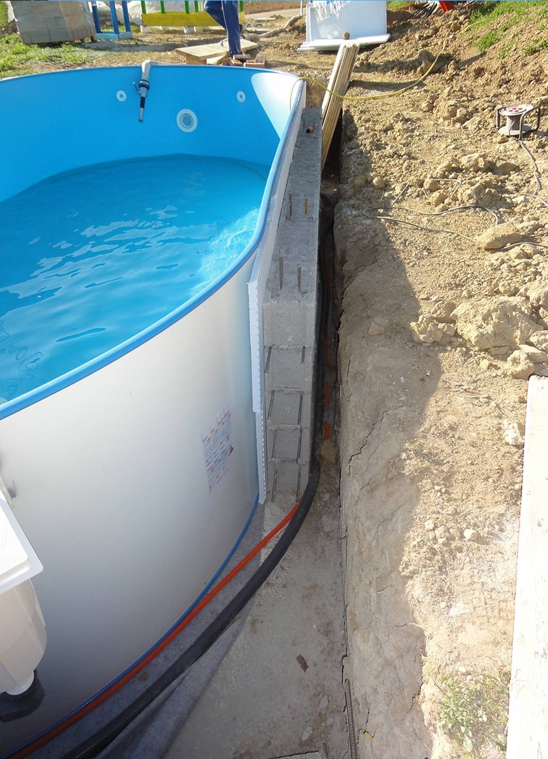 Bazén CF Exklusiv WHITE/Blue – samotný bazén 525 x 320 x 150 cm