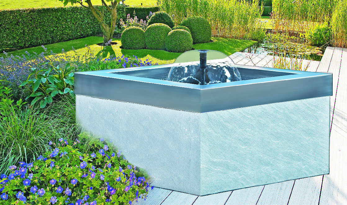 Heissner terasové jezírko obdelníkové z PE, 110 l, 49 x 79 x 45 cm B081