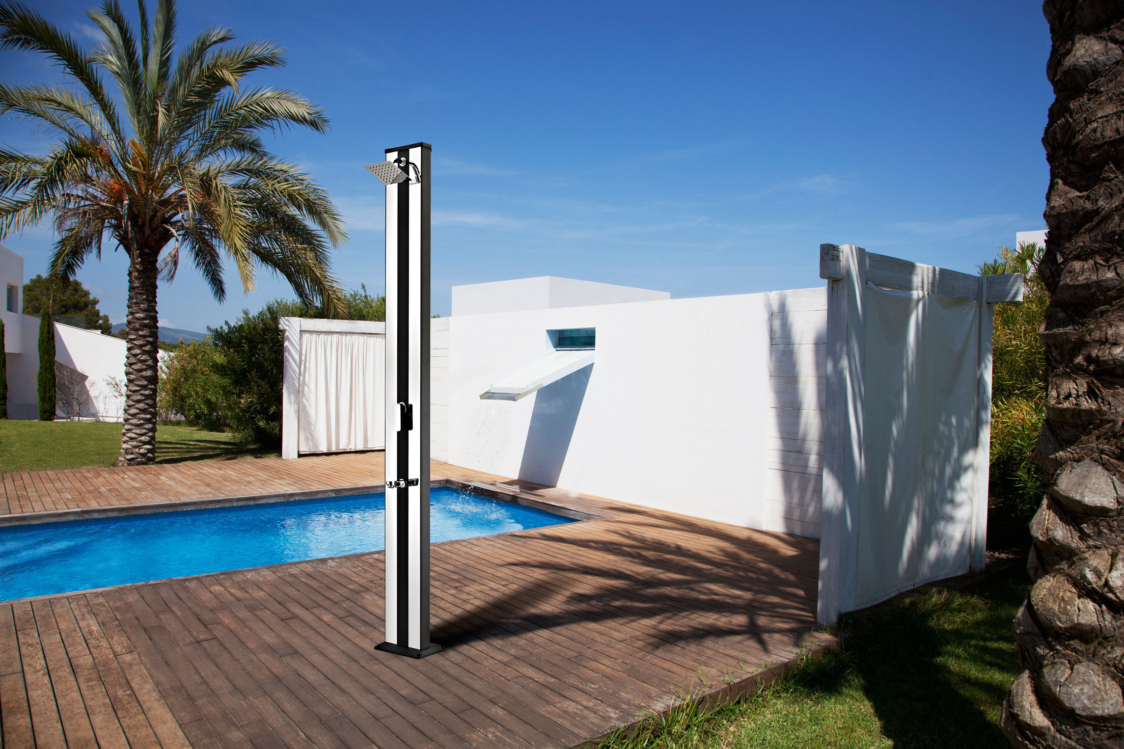 Solární sprcha CF Aluminium 38L