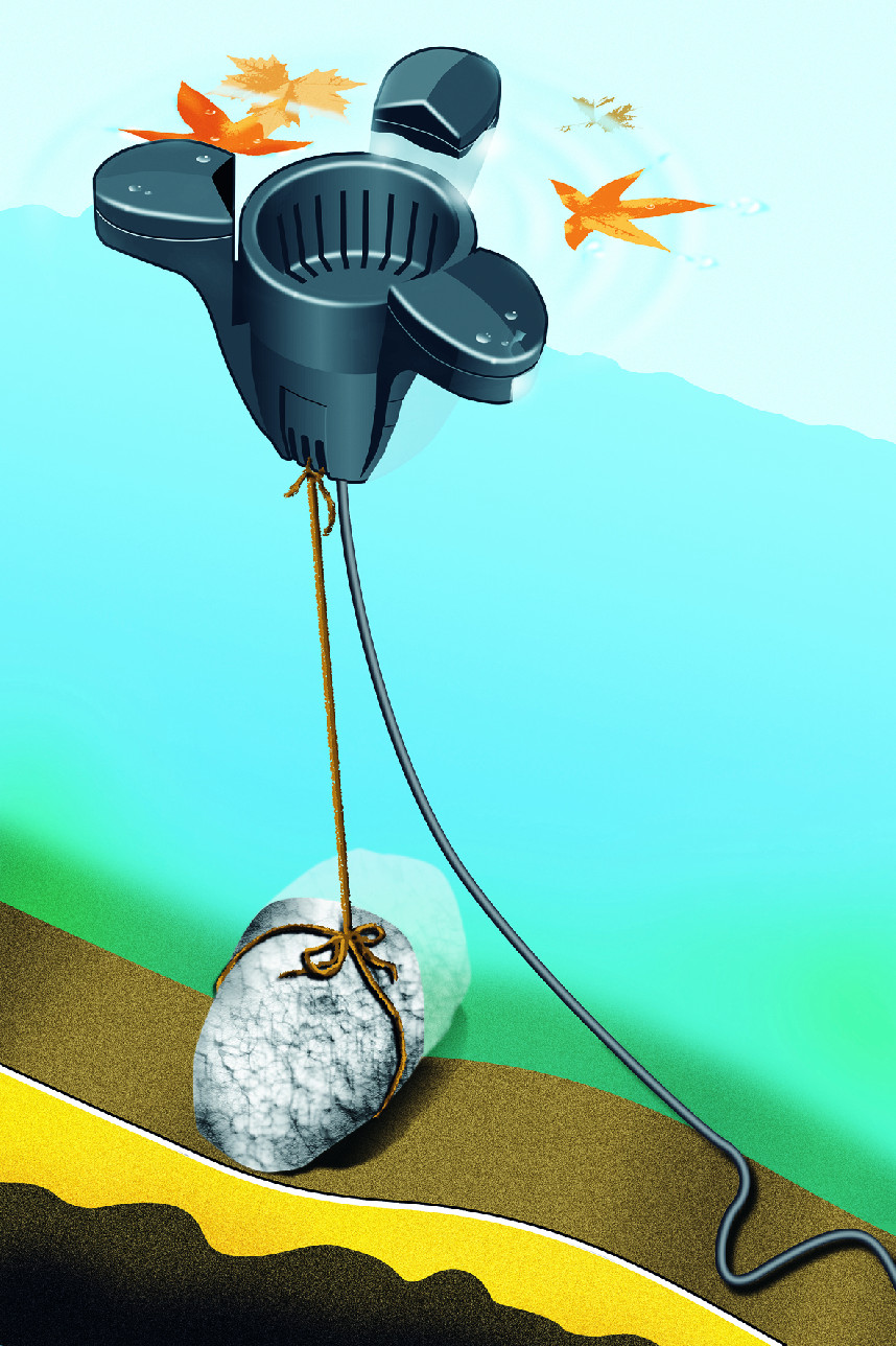 Heissner jezírkový skimmer s vestavěným čerpadlem 2800 l/h, do 25 m2 vodní plochy F540-00