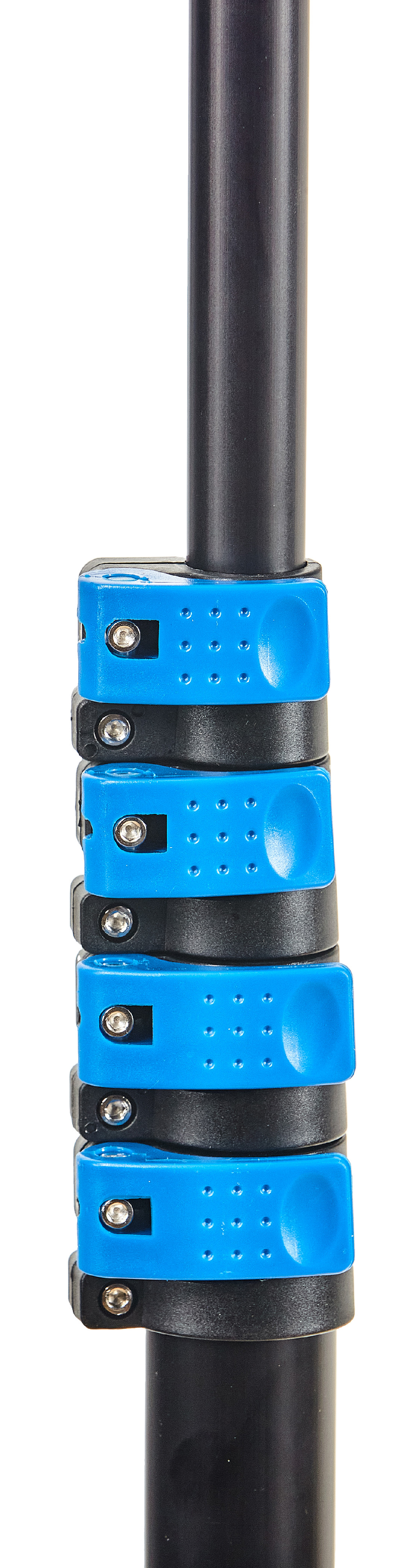 Teleskopický čisticí kartáč na solární panely s přípojkou vody Heissner, délka 460 cm