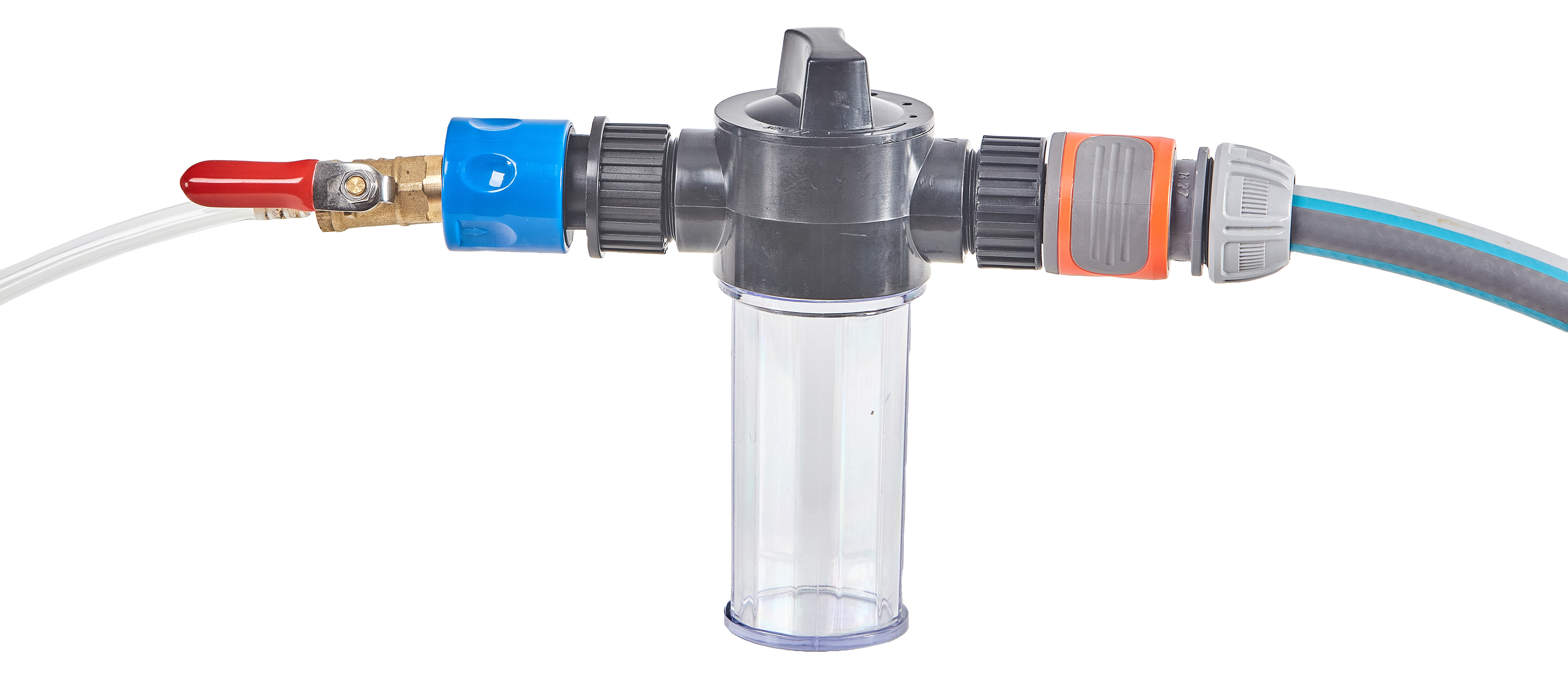 Teleskopický čisticí kartáč na solární panely s přípojkou vody Heissner, délka 460 cm