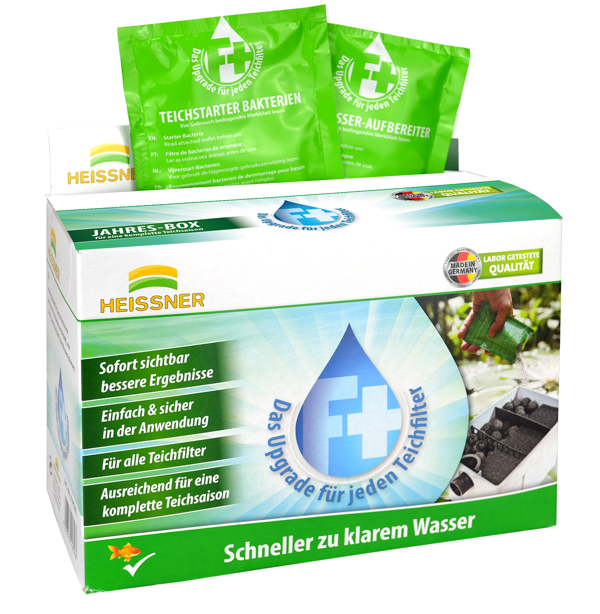 Heissner sada pro vybudování koupacího jezírka do rozměru 2,06 x 4,06 x 0,65 m CFP1