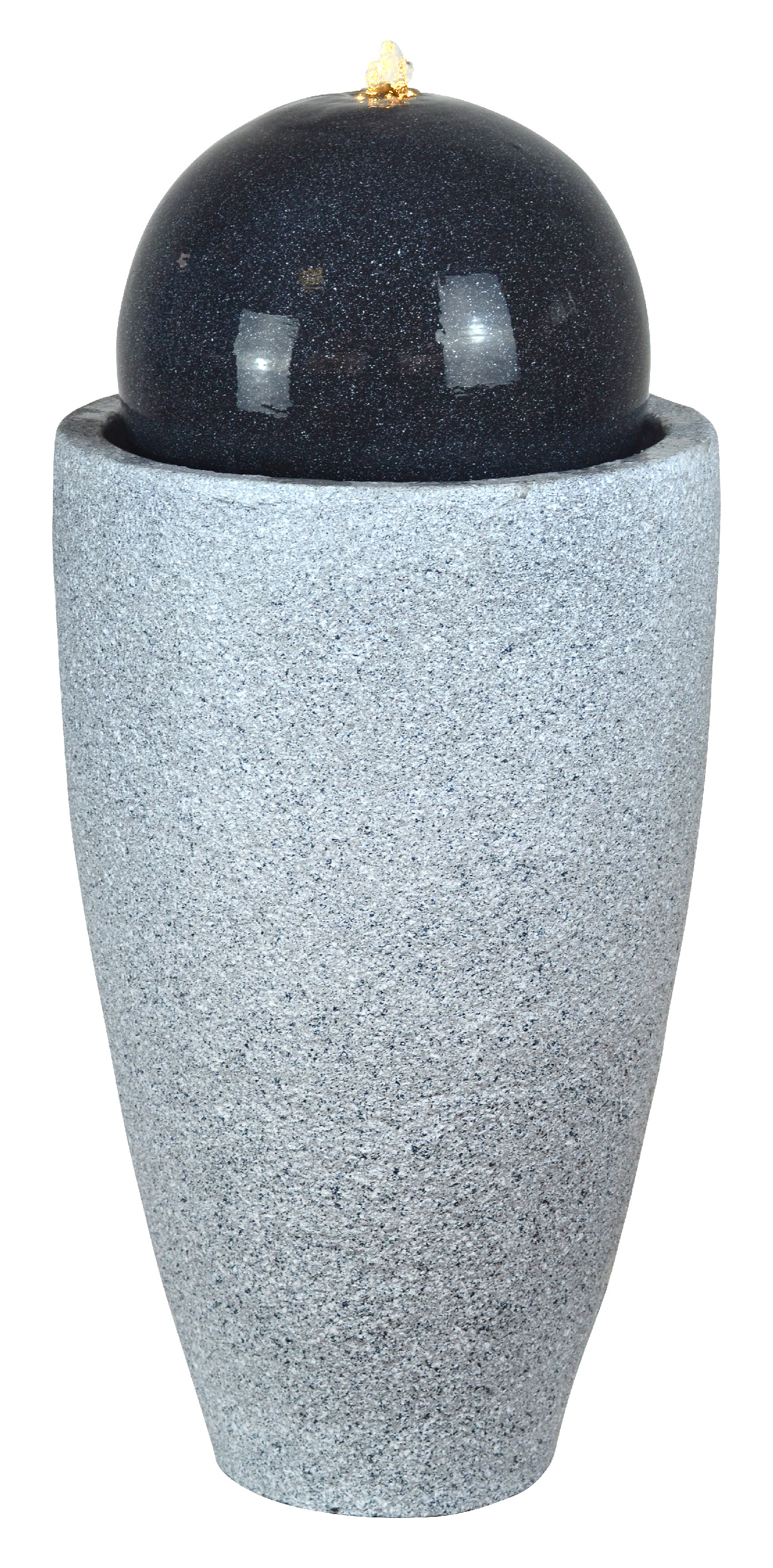 Fontána Heissner MOCCA LED, antrazit, grey, polystone 016810-09