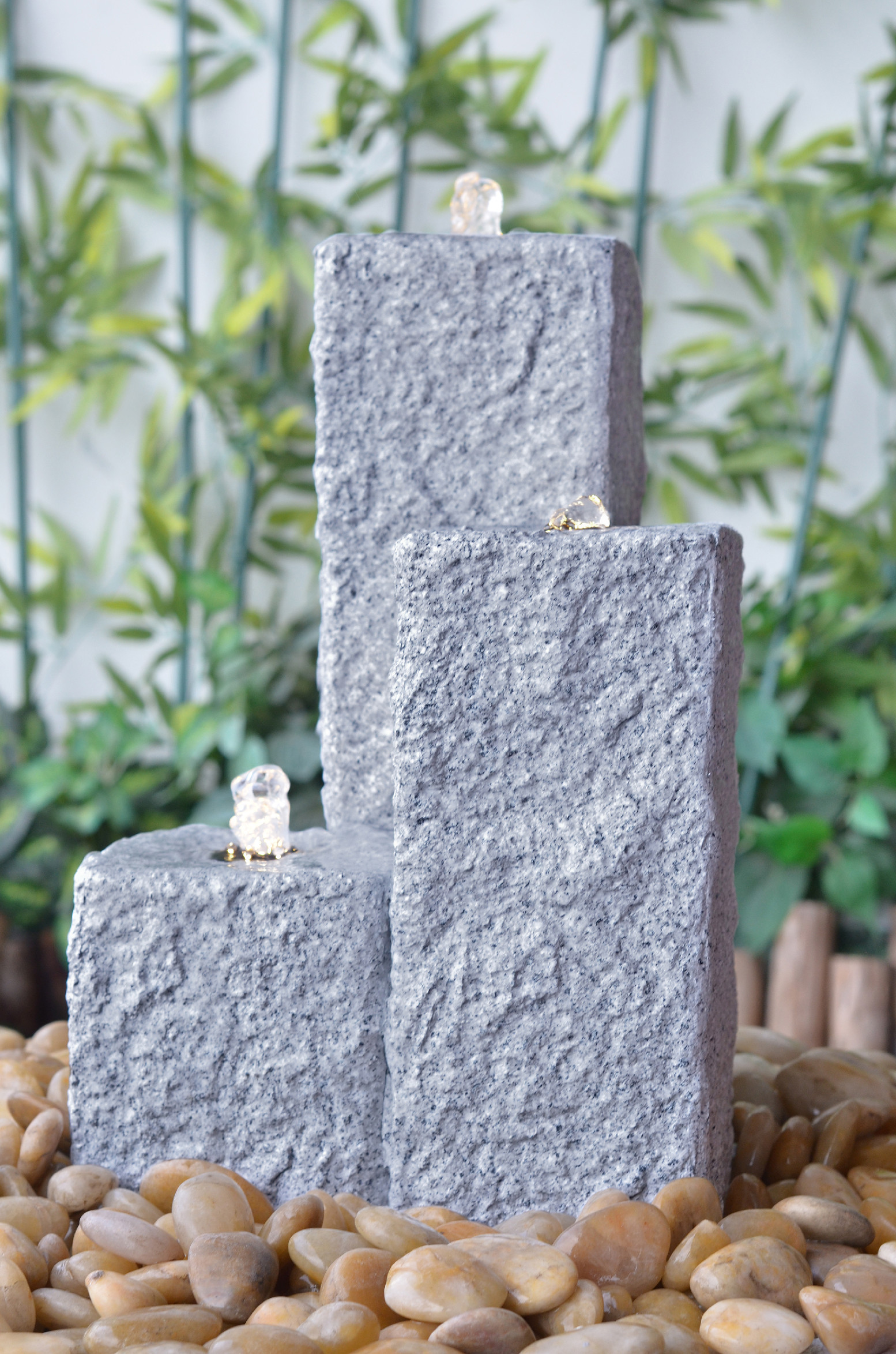 Fontána Heissner NEPTUN LED, grey
