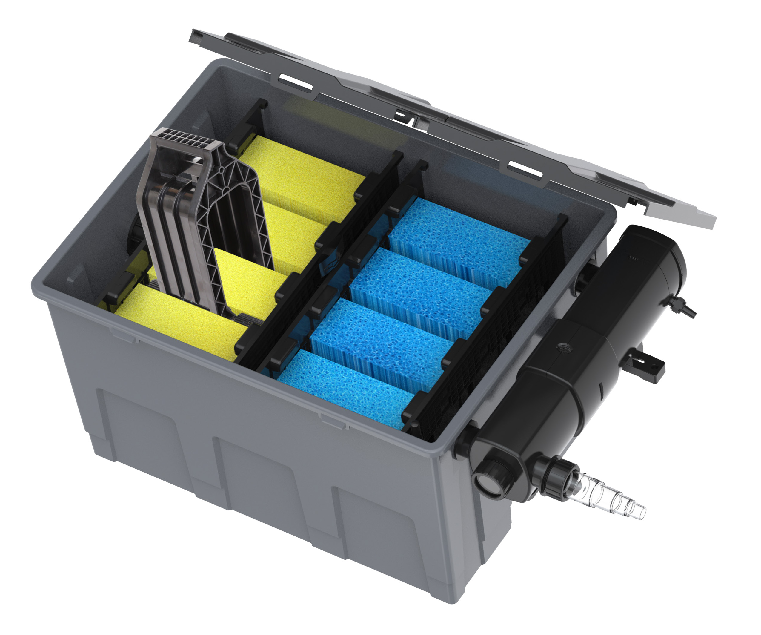 Heissner sada průtokové filtrace s čerpadlem 10000 l/h a UV 36W do 40 m3 FPU40000-00