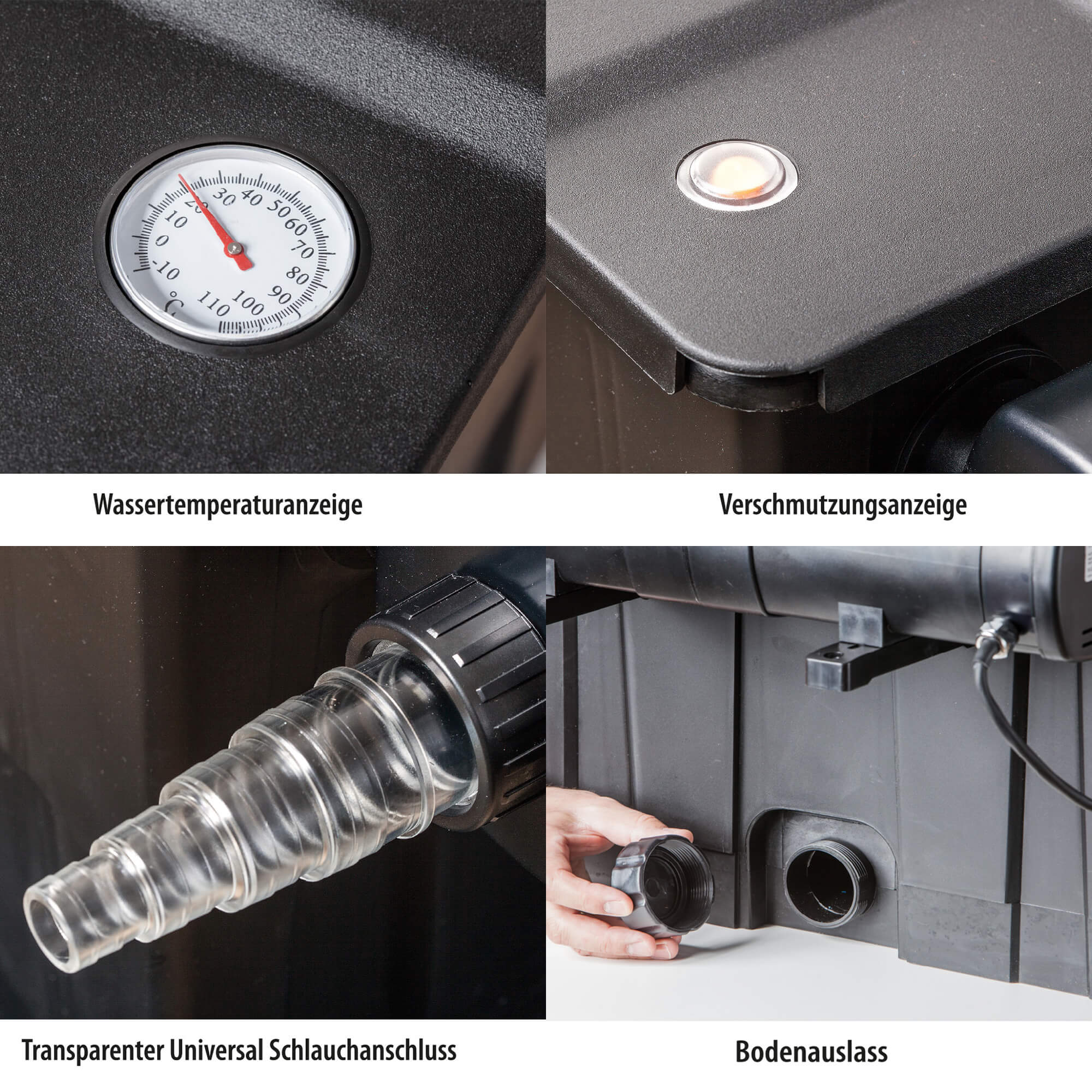 Heissner sada průtokové filtrace s čerpadlem 10000 l/h a UV 36W do 40 m3 FPU40000-00