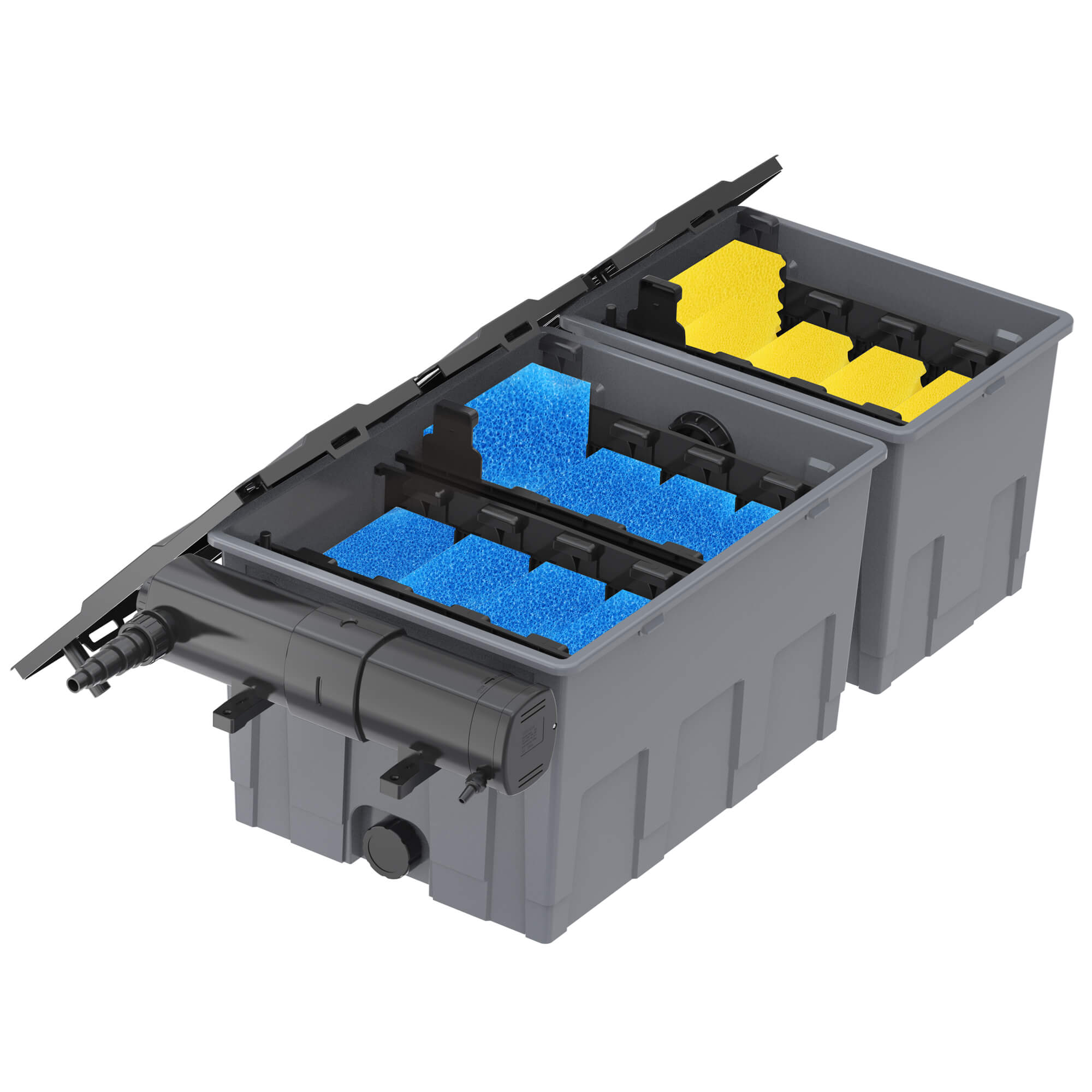 Heissner sada průtokové filtrace s čerpadlem 10000 l/h a UV 36W do 40 m3 FPU40000-00