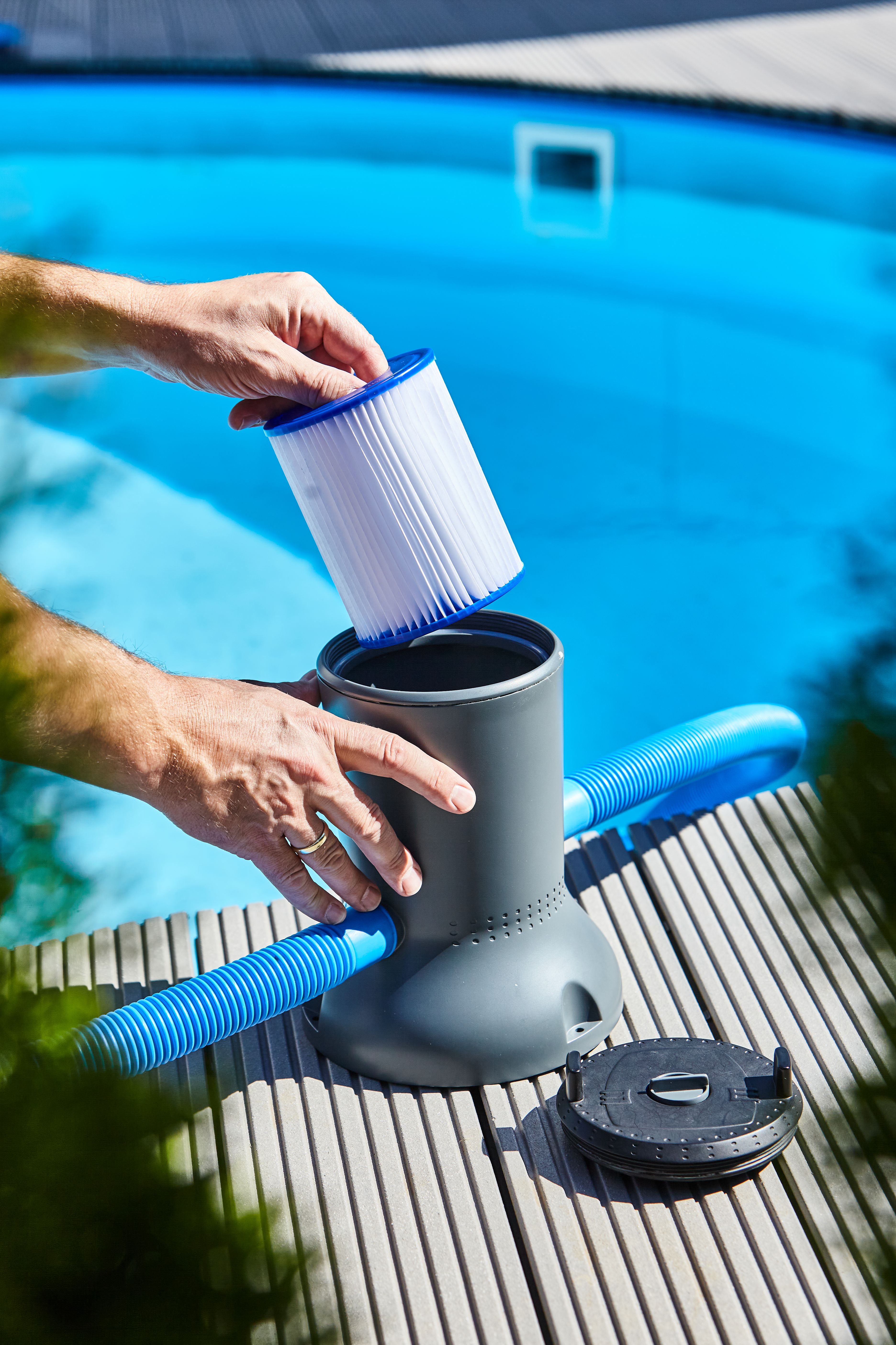 Solární kartušová filtrace CF, 1000 l/h