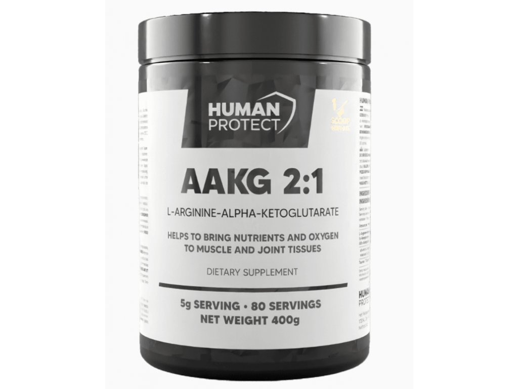 AAKG 2:1 Human Protect 400g - kvalitní arginin - předtréninovky - CFshop.cz