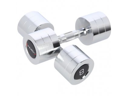 CHD08 CHRÓMOVANÉ JEDNORUČNÉ ČINKY HMS 2 x 8KG cfshop.sk