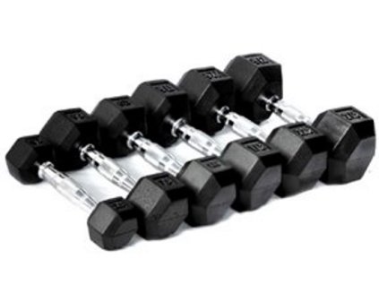 Sada hex jednoručiek thornfit 2,5-40kg