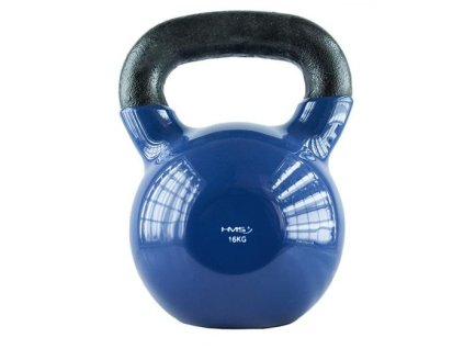 16kg blue kettlebell hms vinylový CFshop.sk
